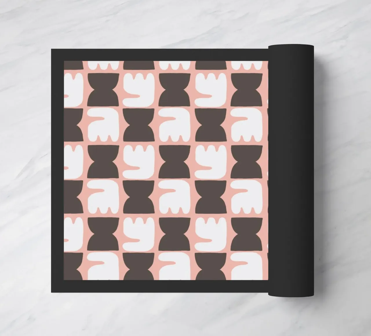 Repetitive pattern 27 doormat by Little Dean