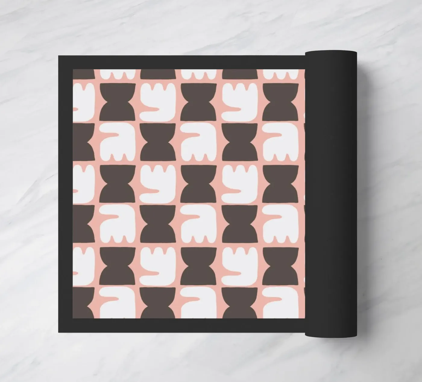 Repetitive pattern 27 doormat by Little Dean