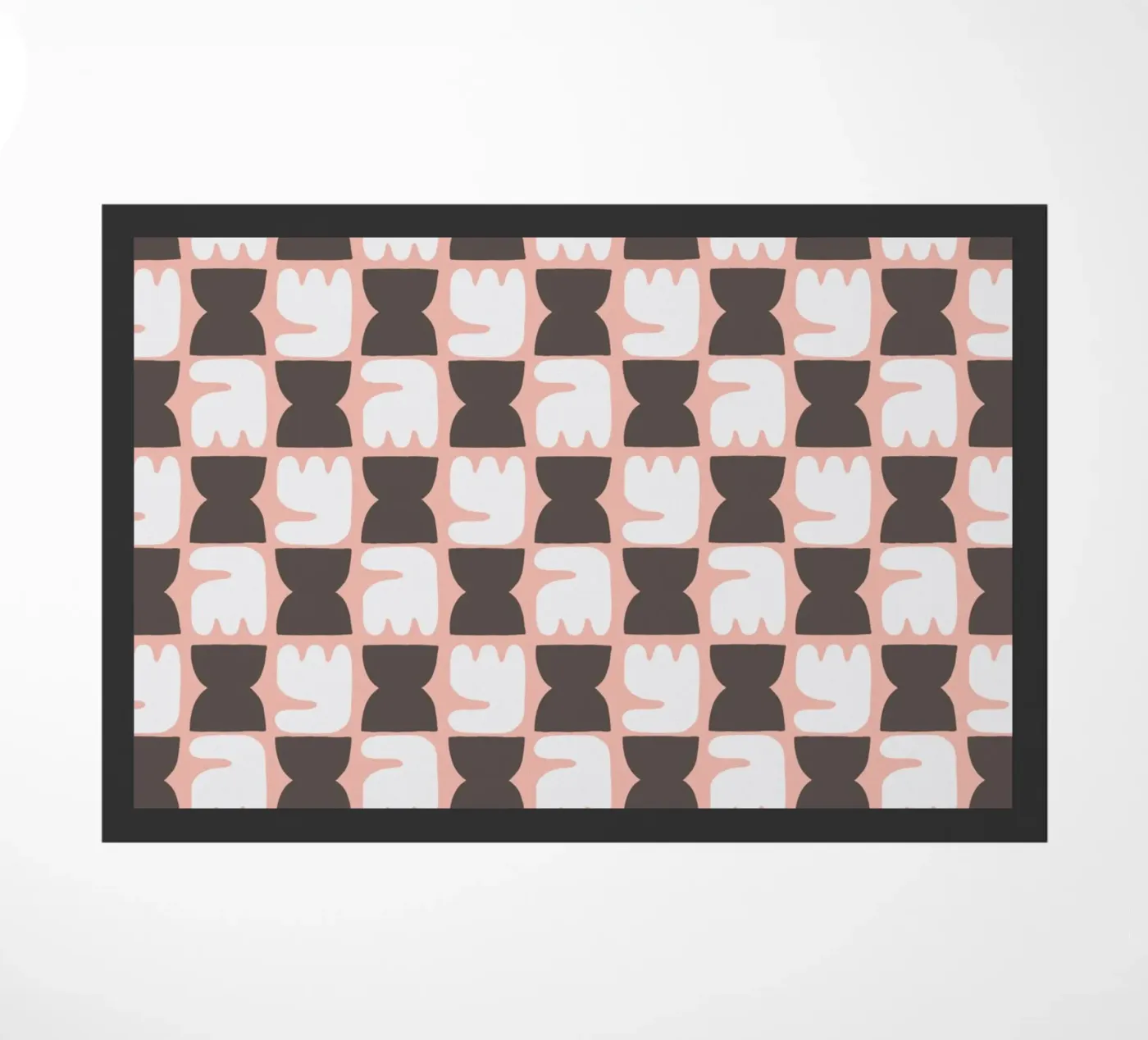 Repetitive pattern 27 doormat by Little Dean