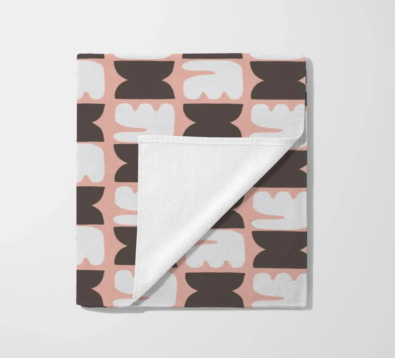 Repetitive pattern 27 beach towel by Little Dean