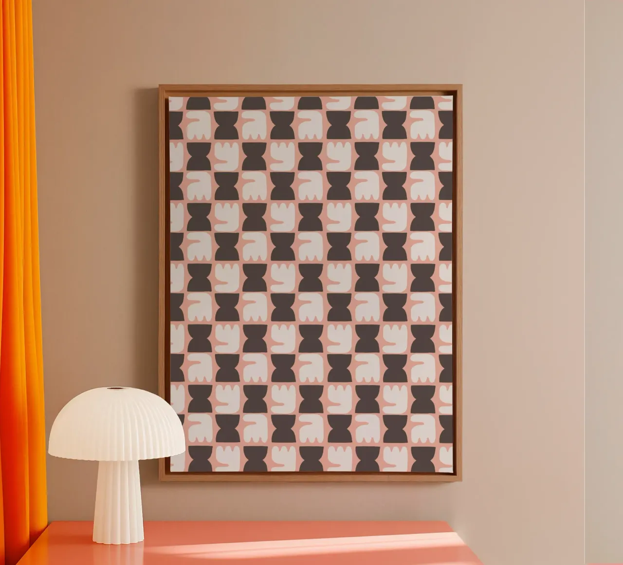 Repetitive pattern 27 canvas by Little Dean