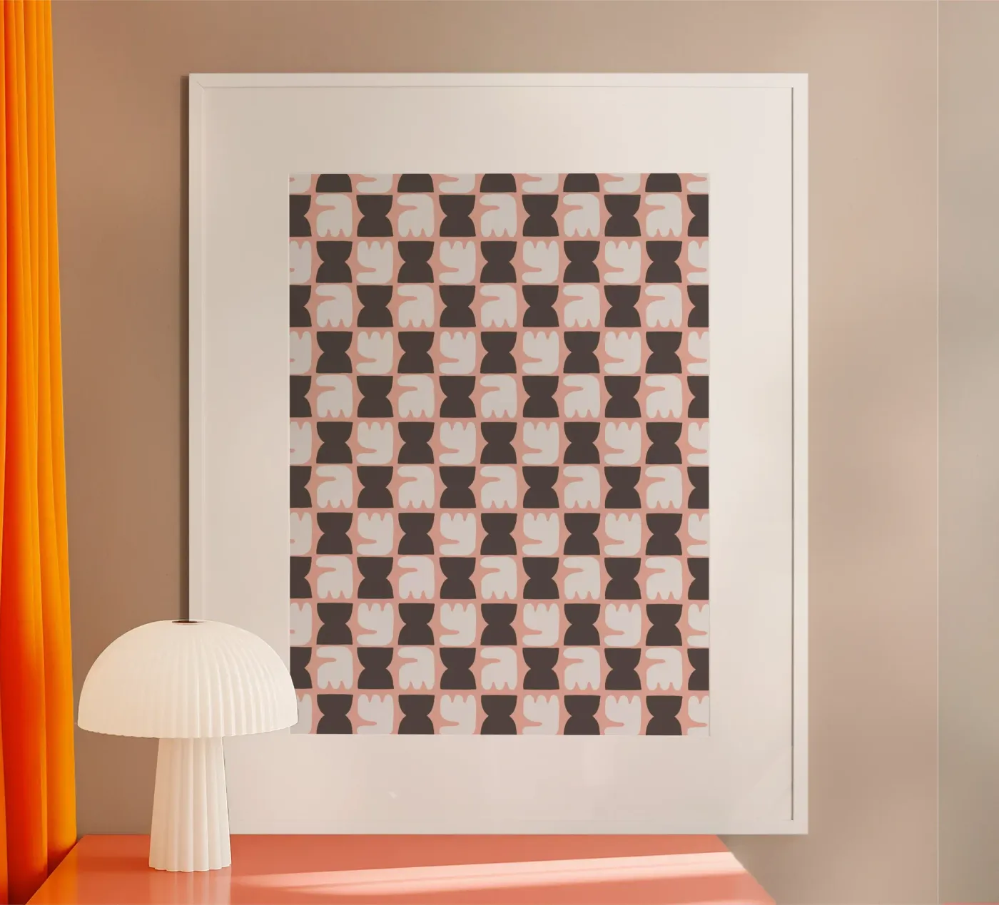 Repetitive pattern 27 poster by Little Dean