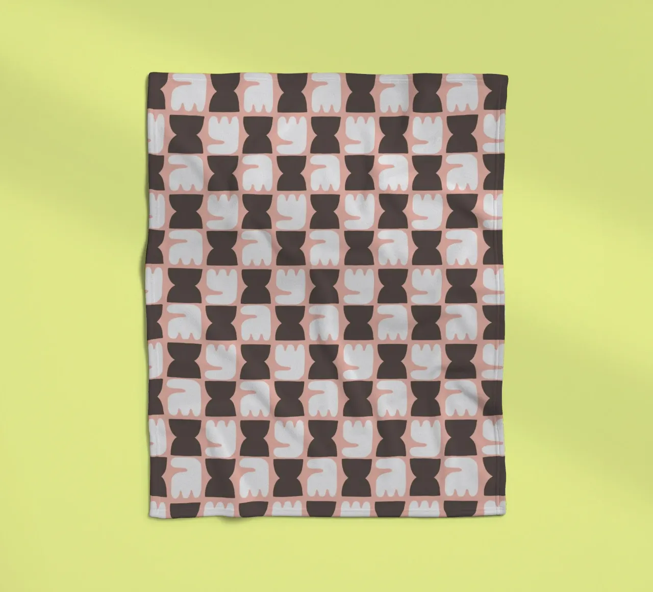 Repetitive pattern 27 fleece blanket by Little Dean