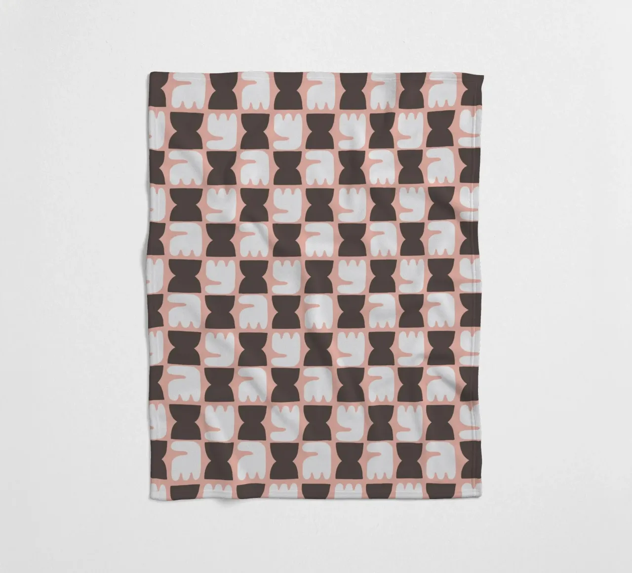 Repetitive pattern 27 fleece blanket by Little Dean