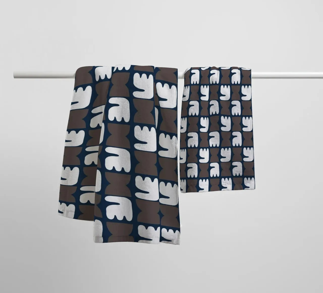 Repetitive pattern 28 towel by Little Dean