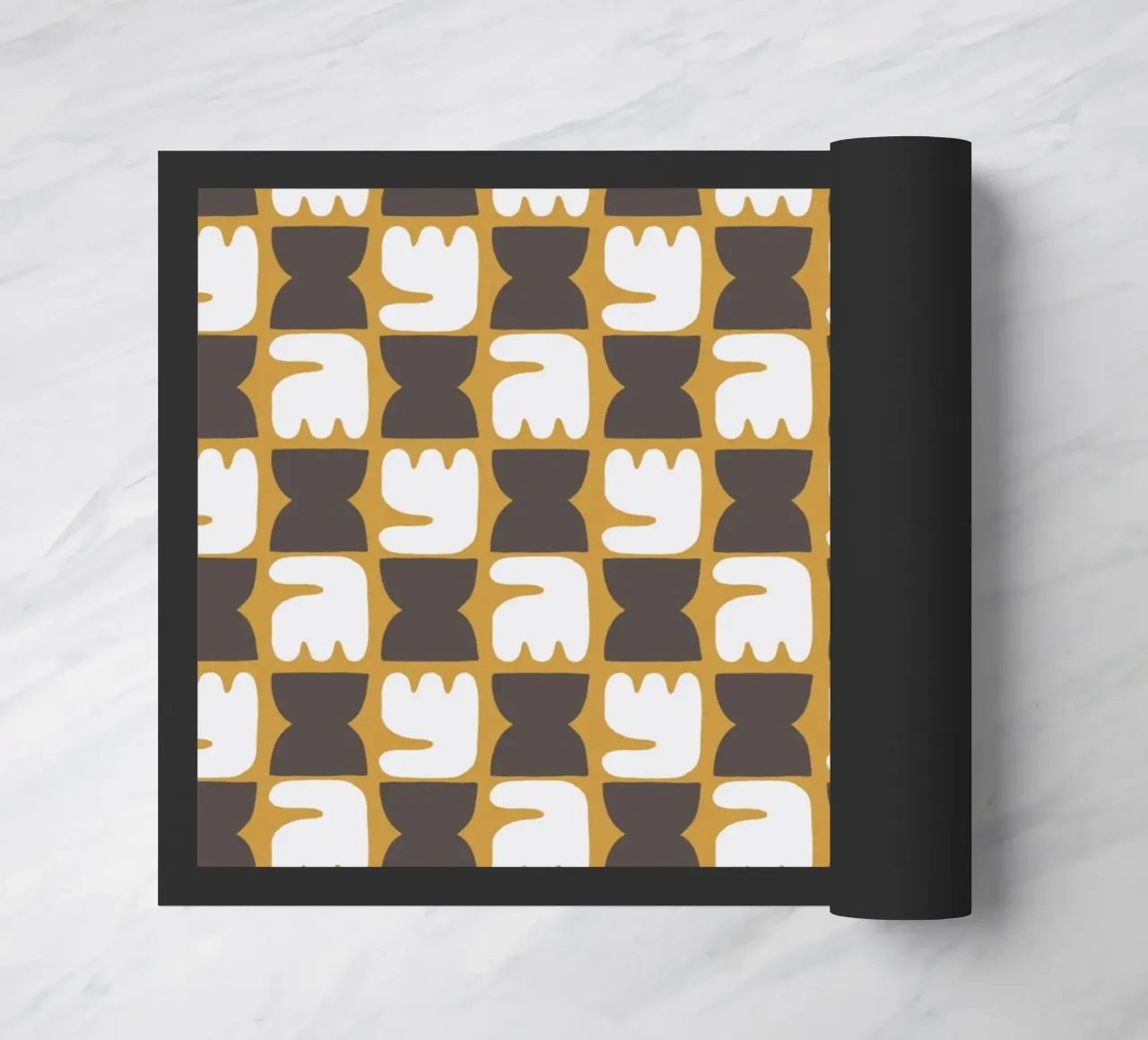 Repetitive pattern 29 doormat by Little Dean