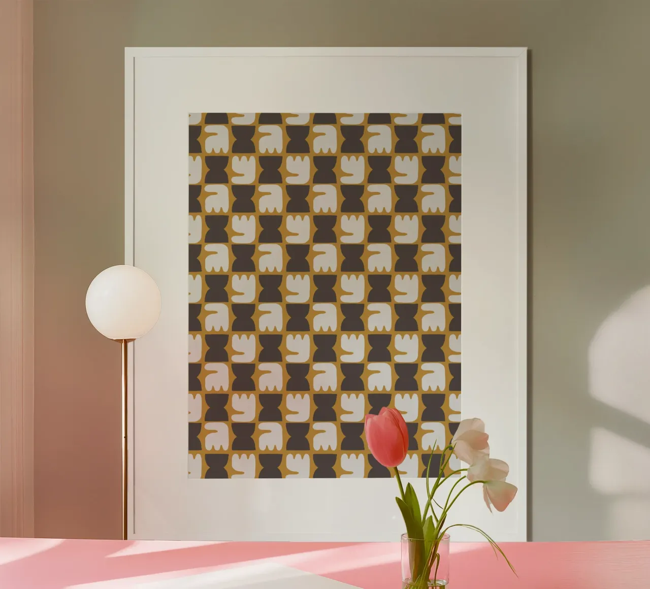 Repetitive pattern 29 poster by Little Dean