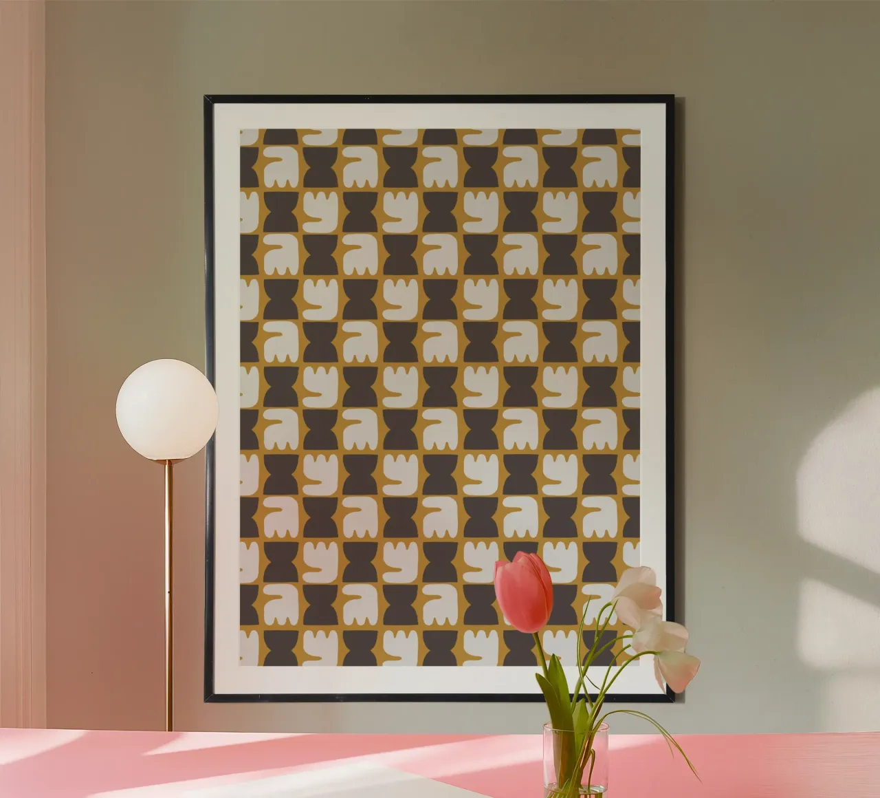 Repetitive pattern 29 poster by Little Dean