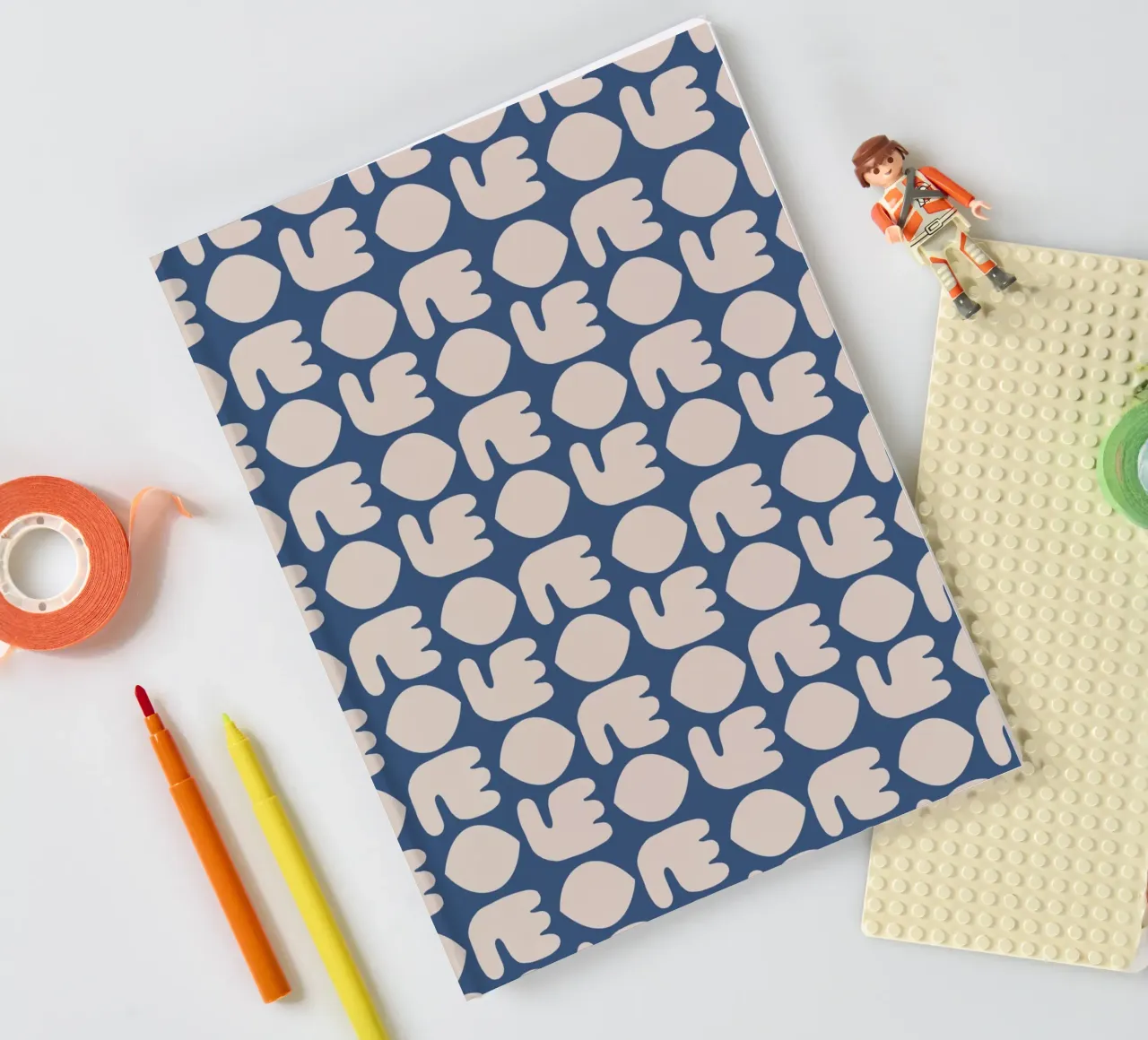 Repetitive pattern 30 notebook by Little Dean