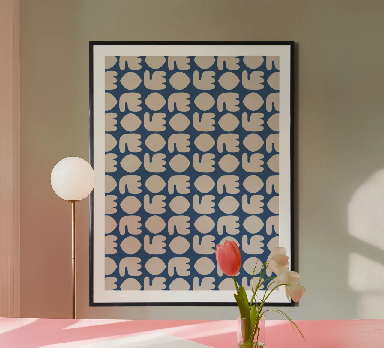 Repetitive pattern 30 poster by Little Dean