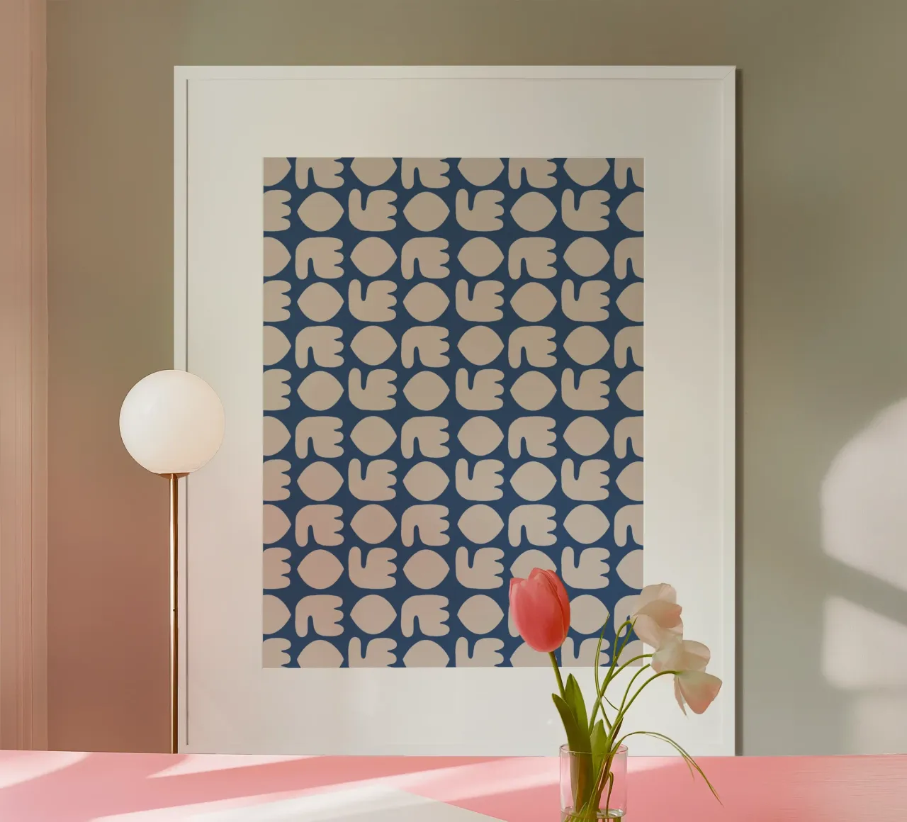 Repetitive pattern 30 poster by Little Dean