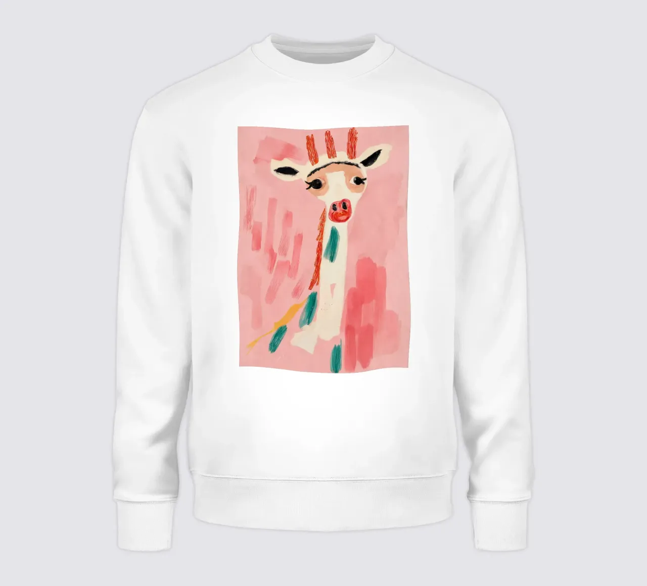 Giraffa in rosa felpa da KUNSTstück