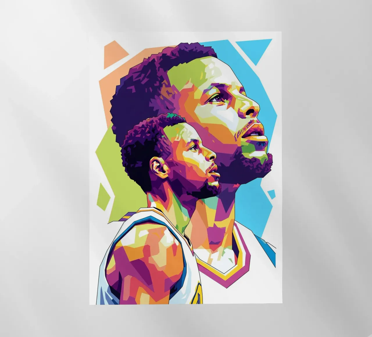 Stephen Curry basket pellicola backlit da Hantamrata