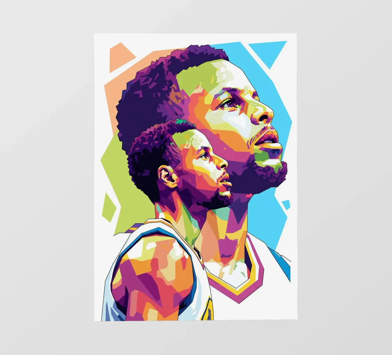 Stephen Curry basket pellicola backlit da Hantamrata