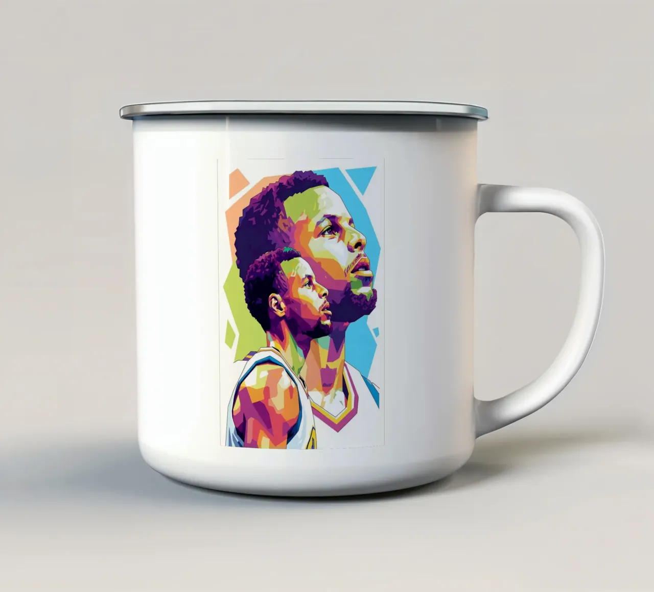 Stephen Curry basket tazza in smalto da Hantamrata