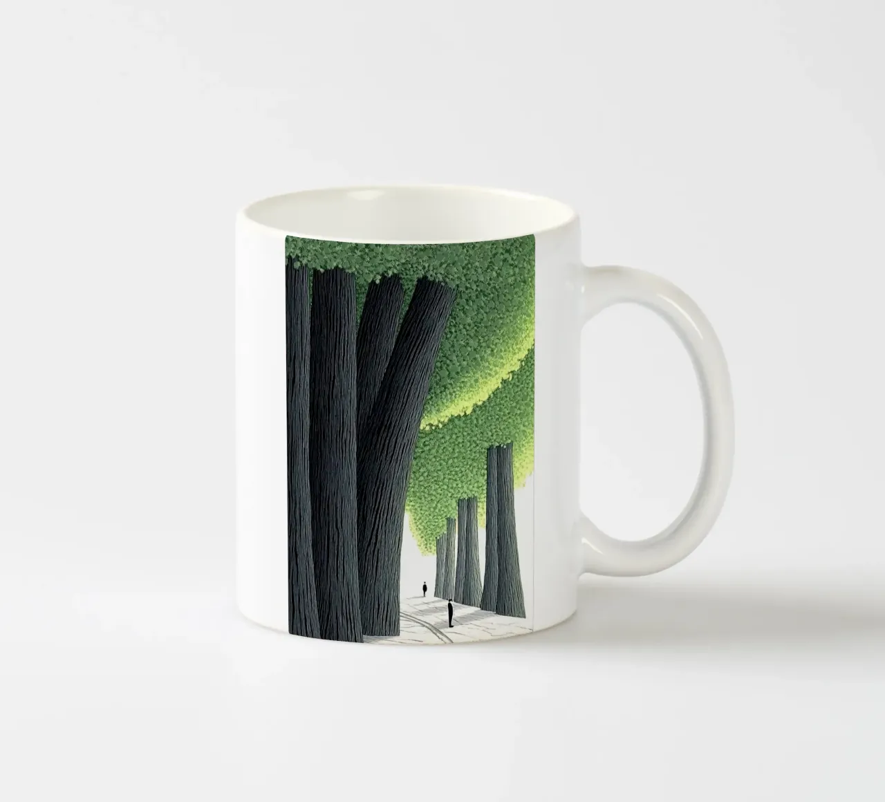 shadow perspective ceramic mug by Histrol