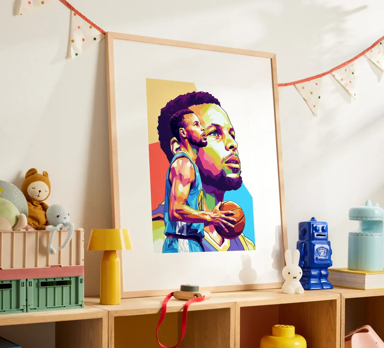 Stephen Curry Kunst Poster von Hantamrata