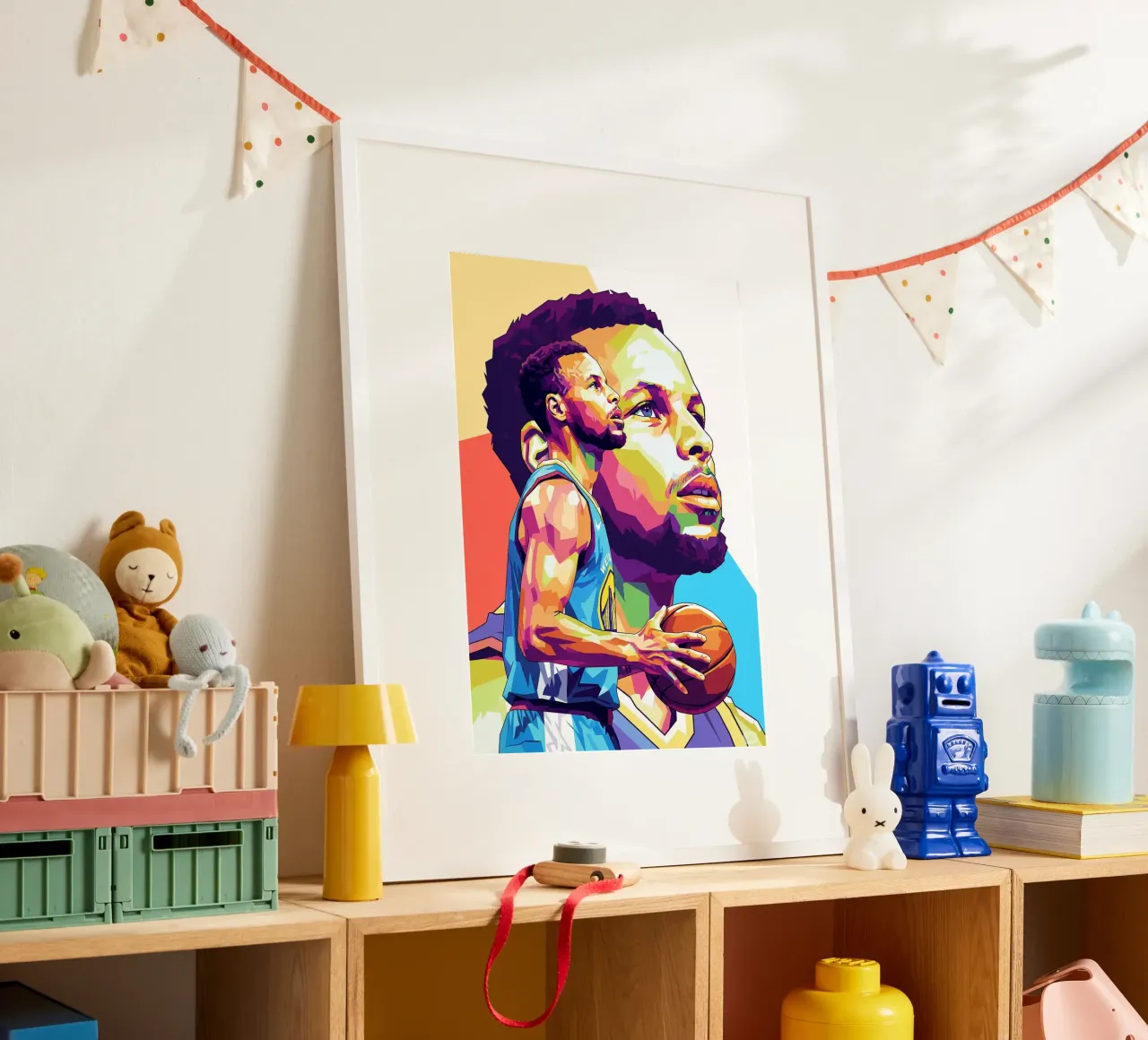 Stephen Curry Kunst Poster von Hantamrata