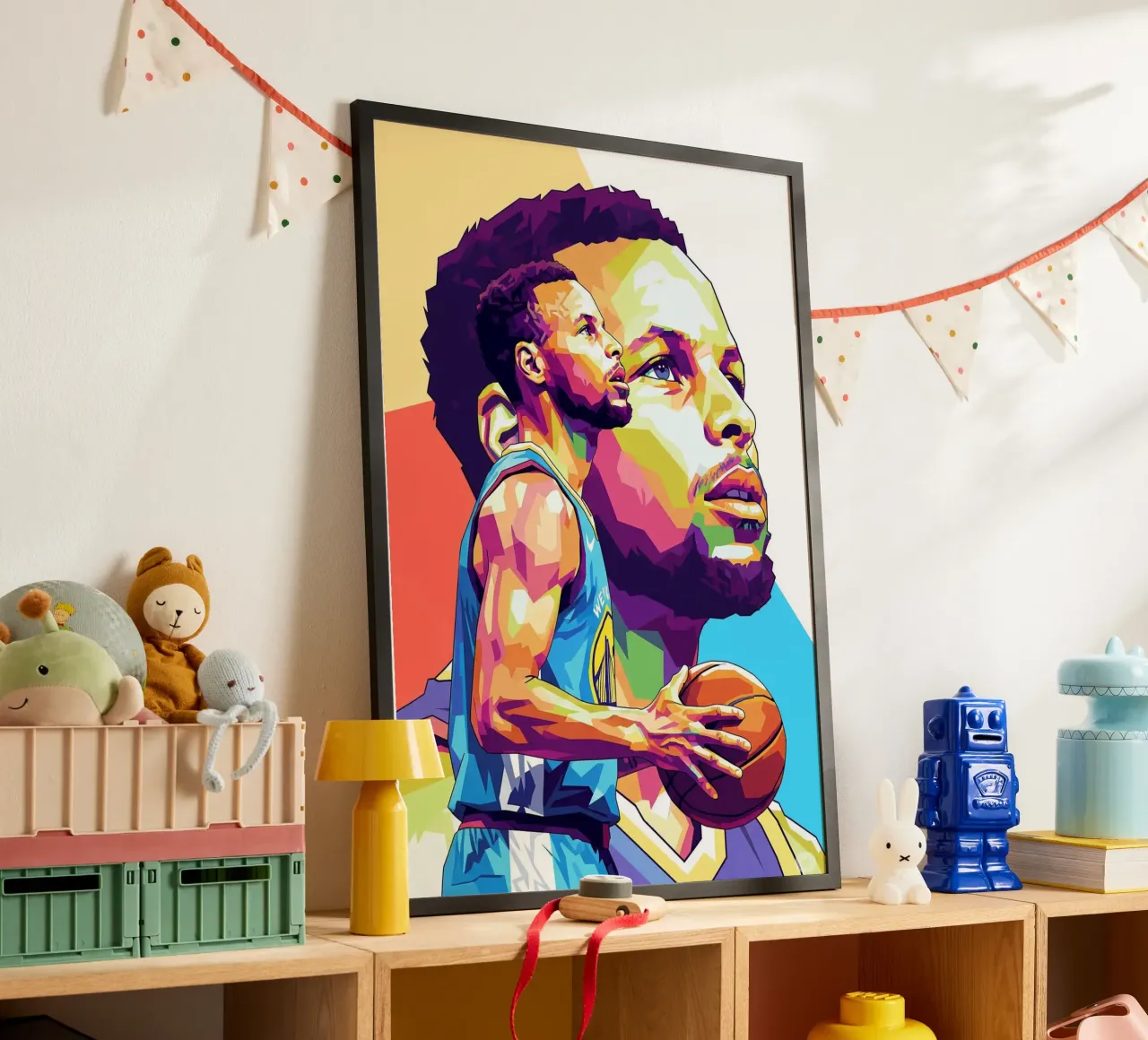 Stephen Curry Kunst Poster von Hantamrata