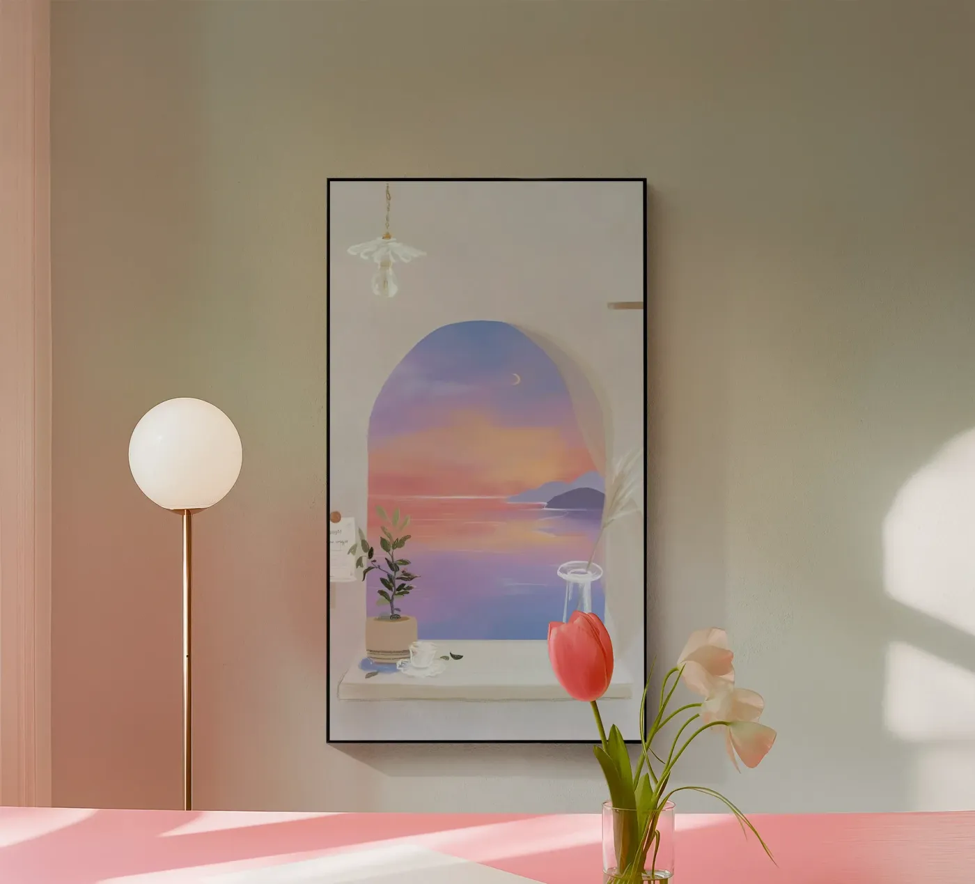 linens interior setting acryl van Histrol