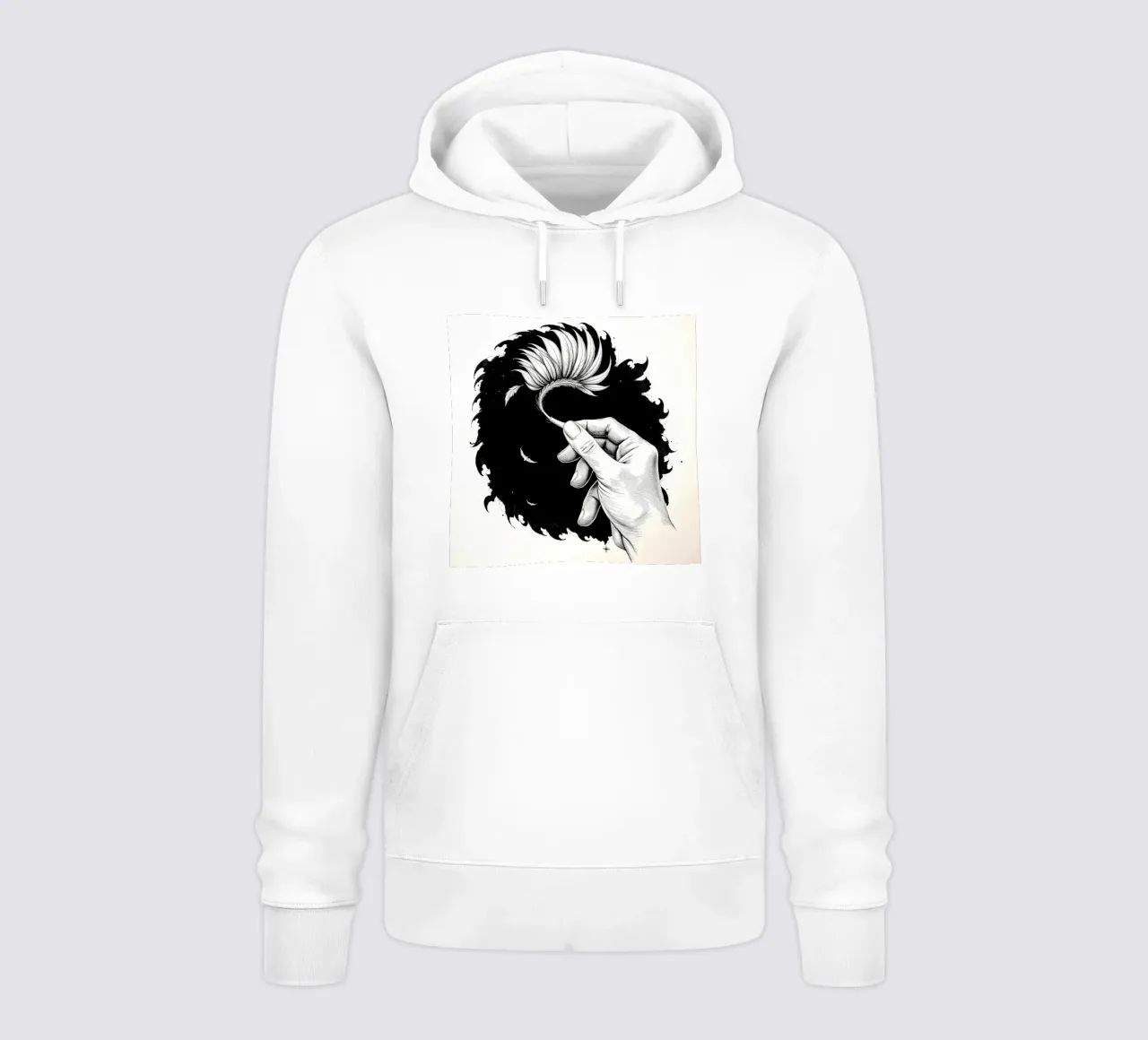 Feder felpa con cappuccio da kosinsart.gallery