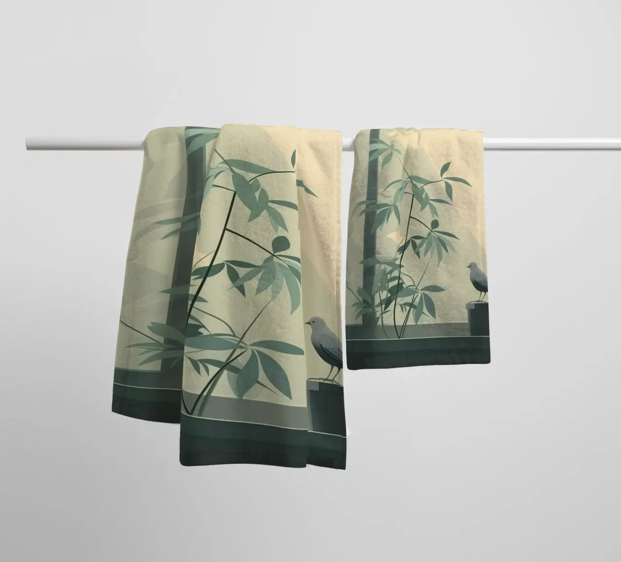 glass pane soft light towel by Histrol