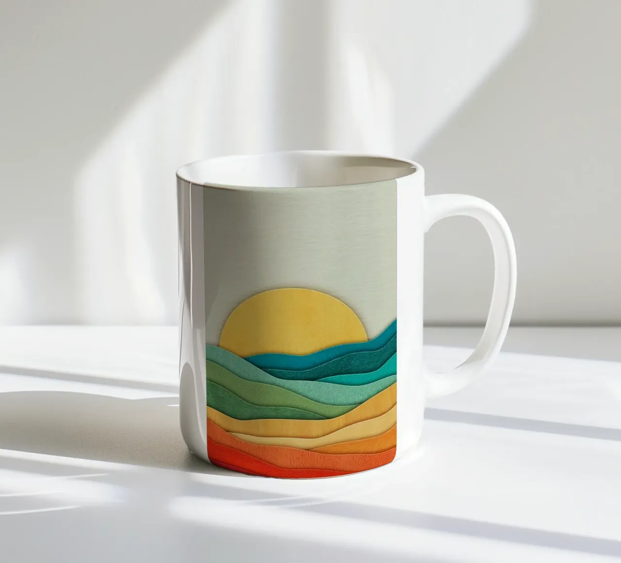 curves texture fabric tazza in ceramica da Histrol