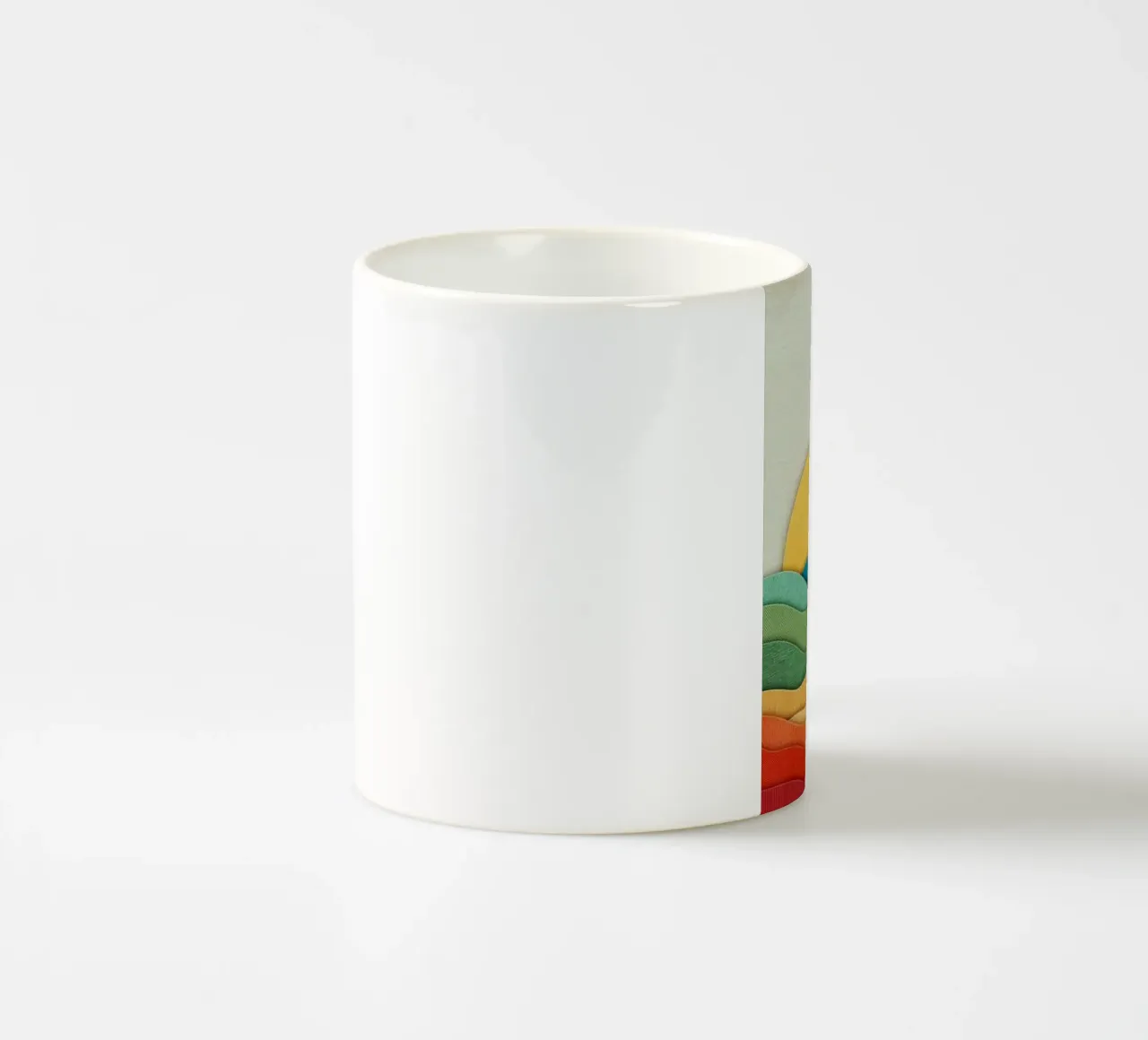 curves texture fabric tazza in ceramica da Histrol