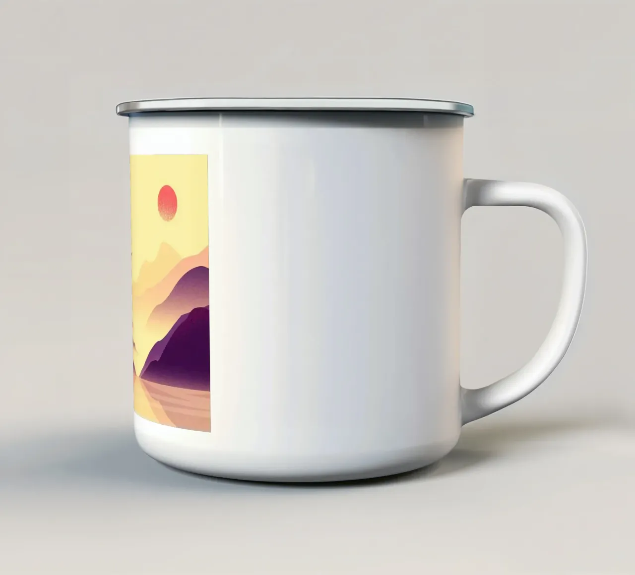 fisherman tranquility tazza in smalto da Histrol