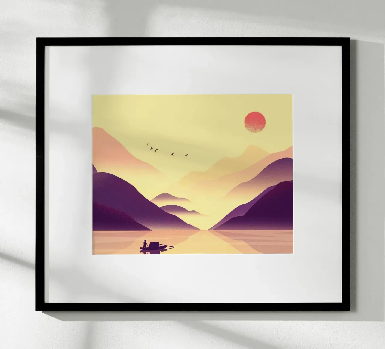 fisherman tranquility poster da Histrol