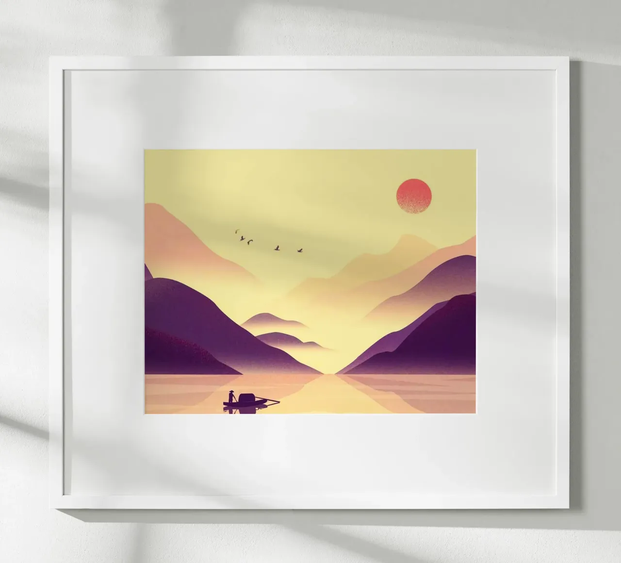 fisherman tranquility poster da Histrol