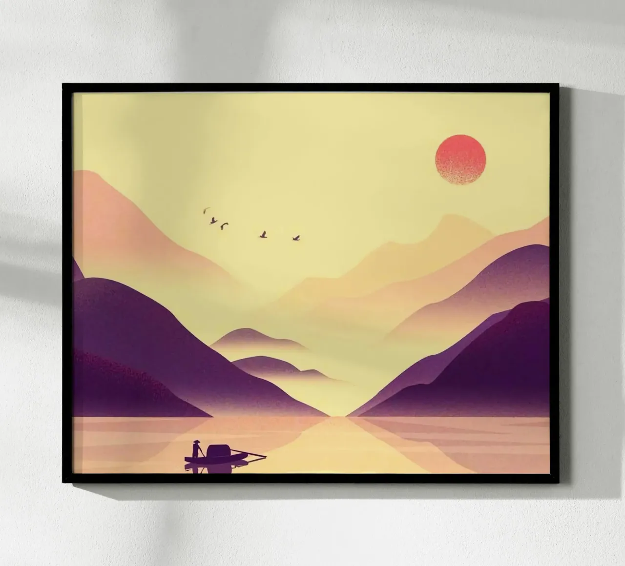 fisherman tranquility poster da Histrol