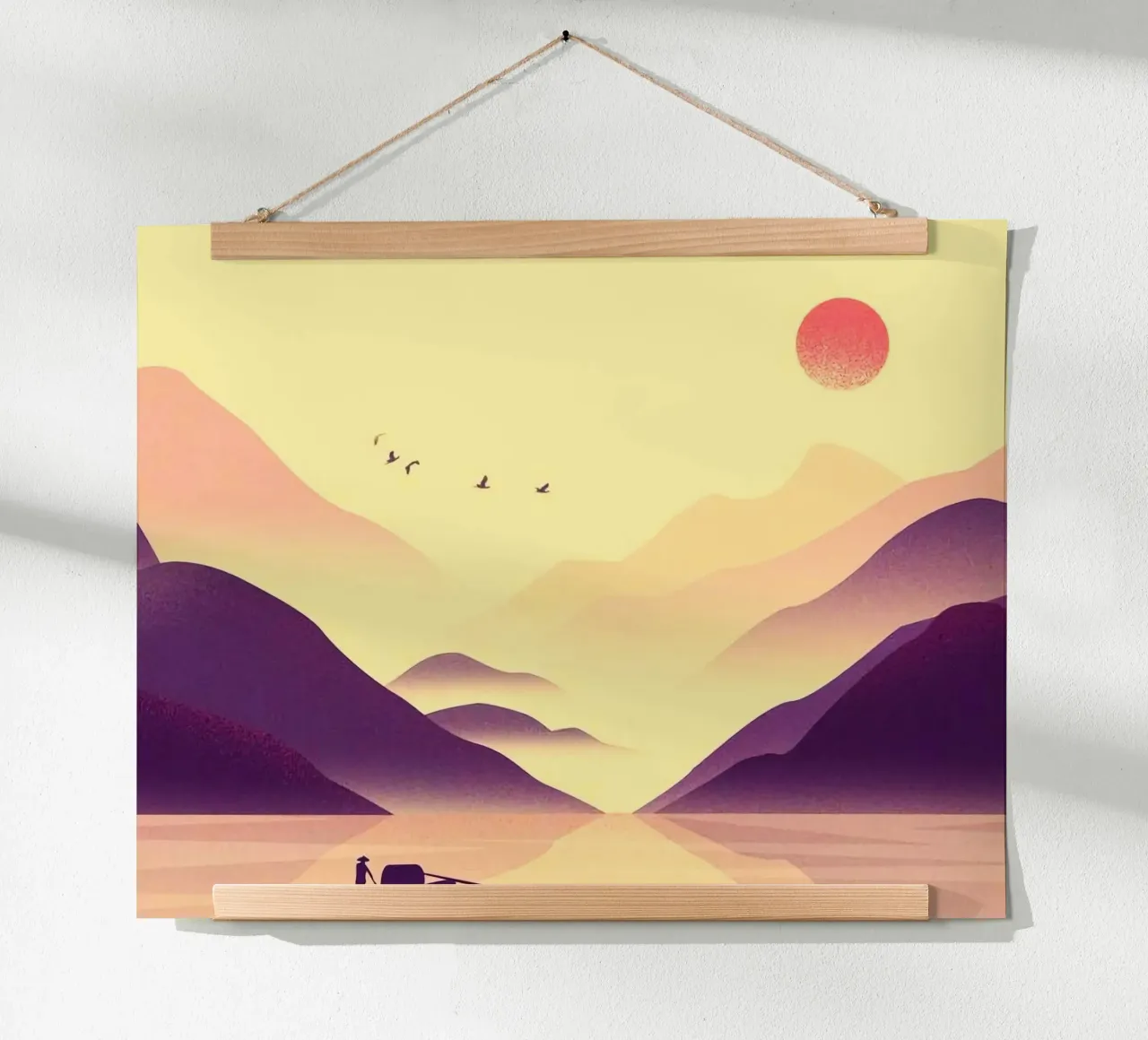 fisherman tranquility poster da Histrol