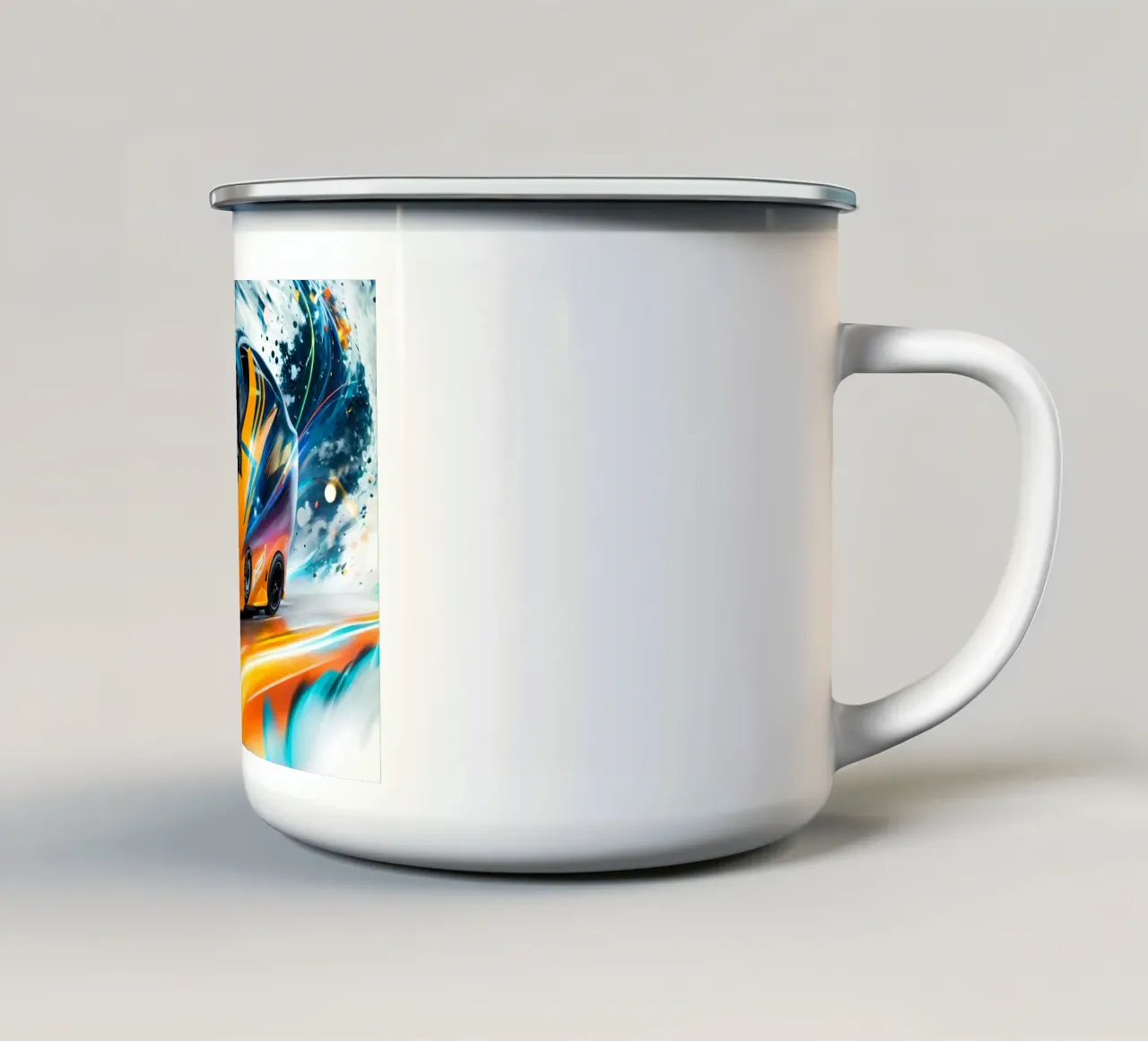 Helm auf Räder tazza in smalto da kosinsart.gallery