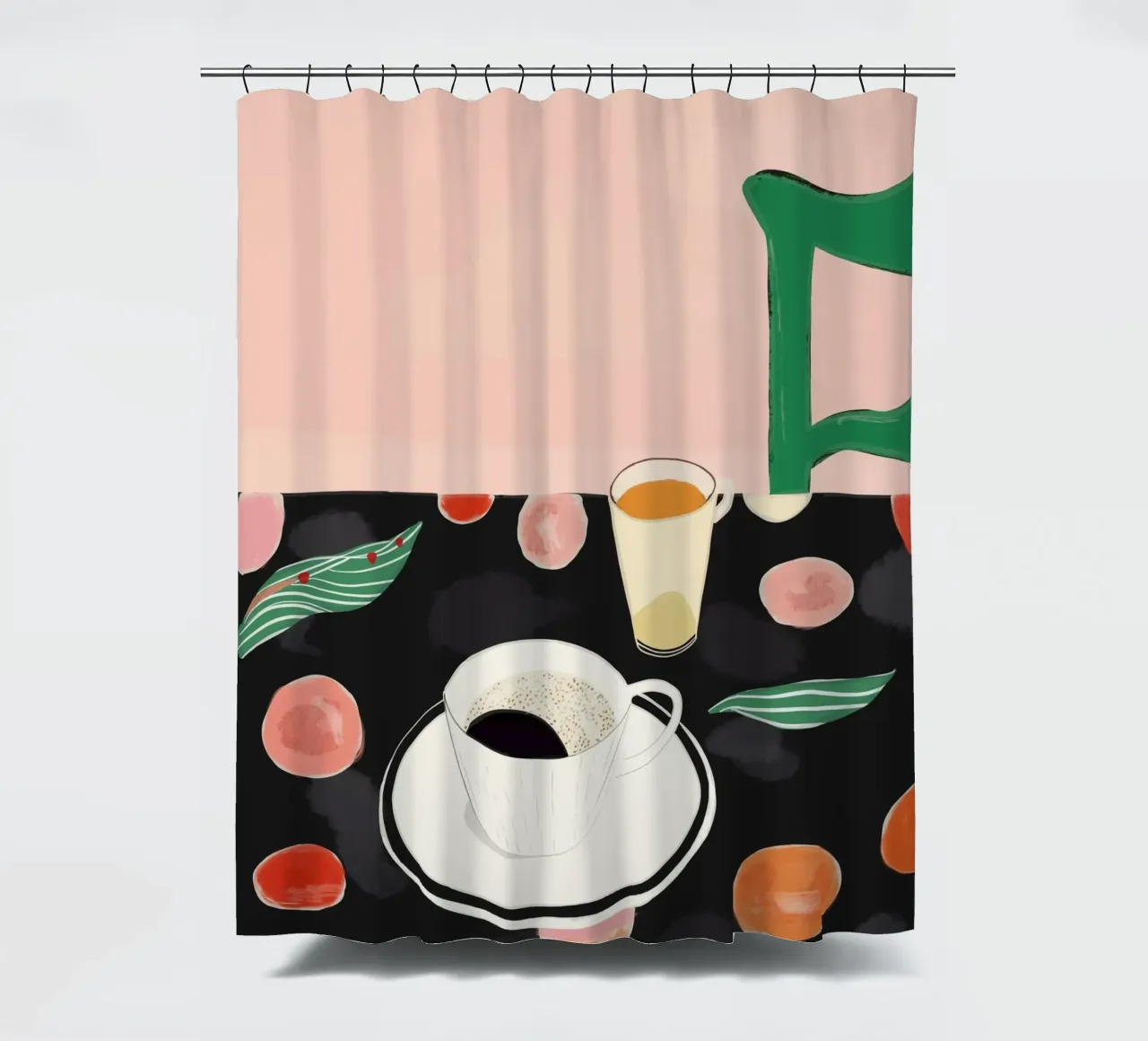 Caffè del mattino tenda da doccia da ArtsySesta