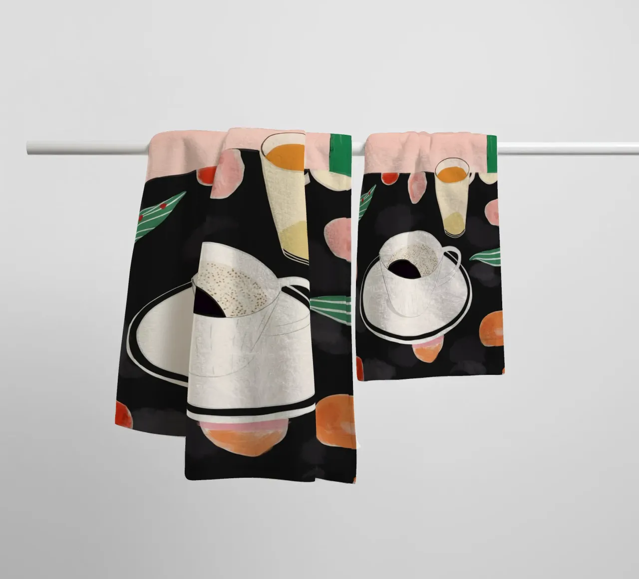 Caffè del mattino asciugamano da bagno da ArtsySesta