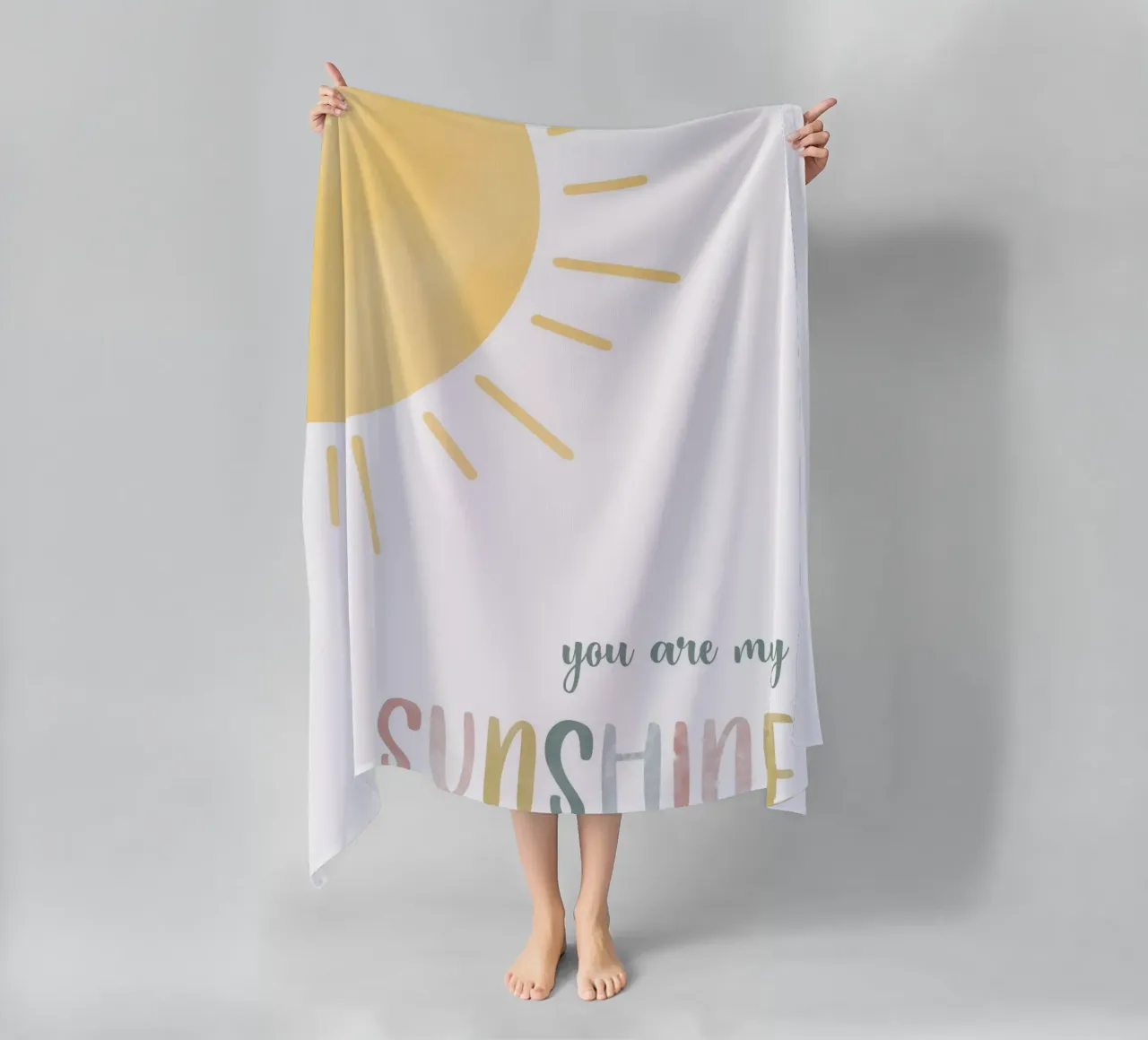 You Are My Sunshine telo mare da vintageshop