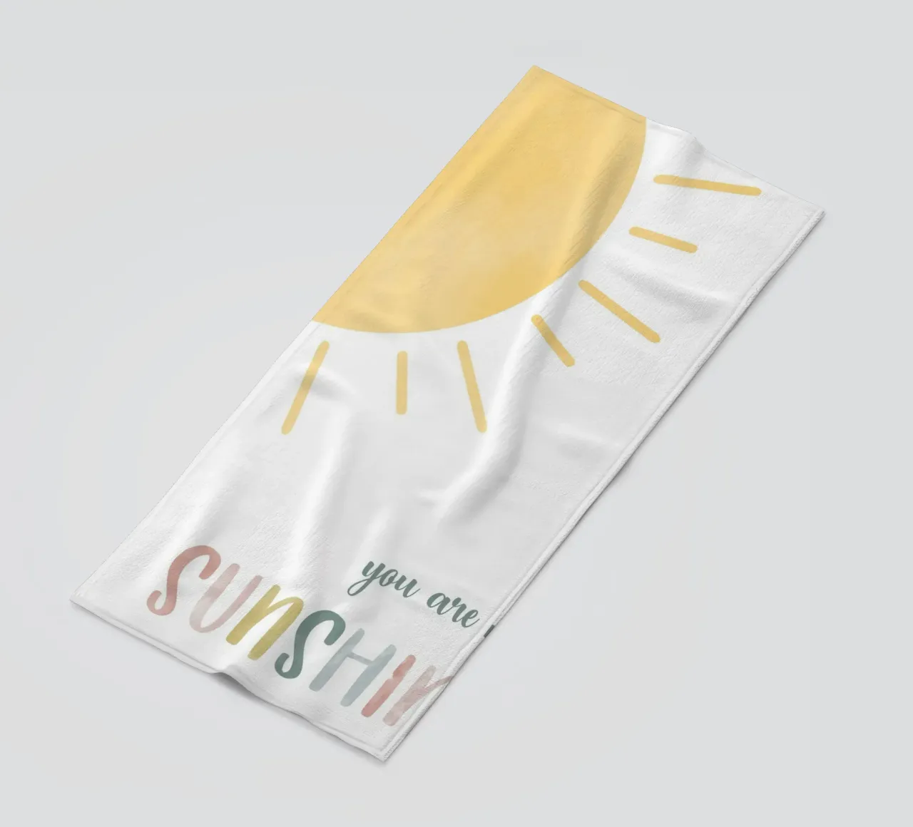 You Are My Sunshine telo mare da vintageshop