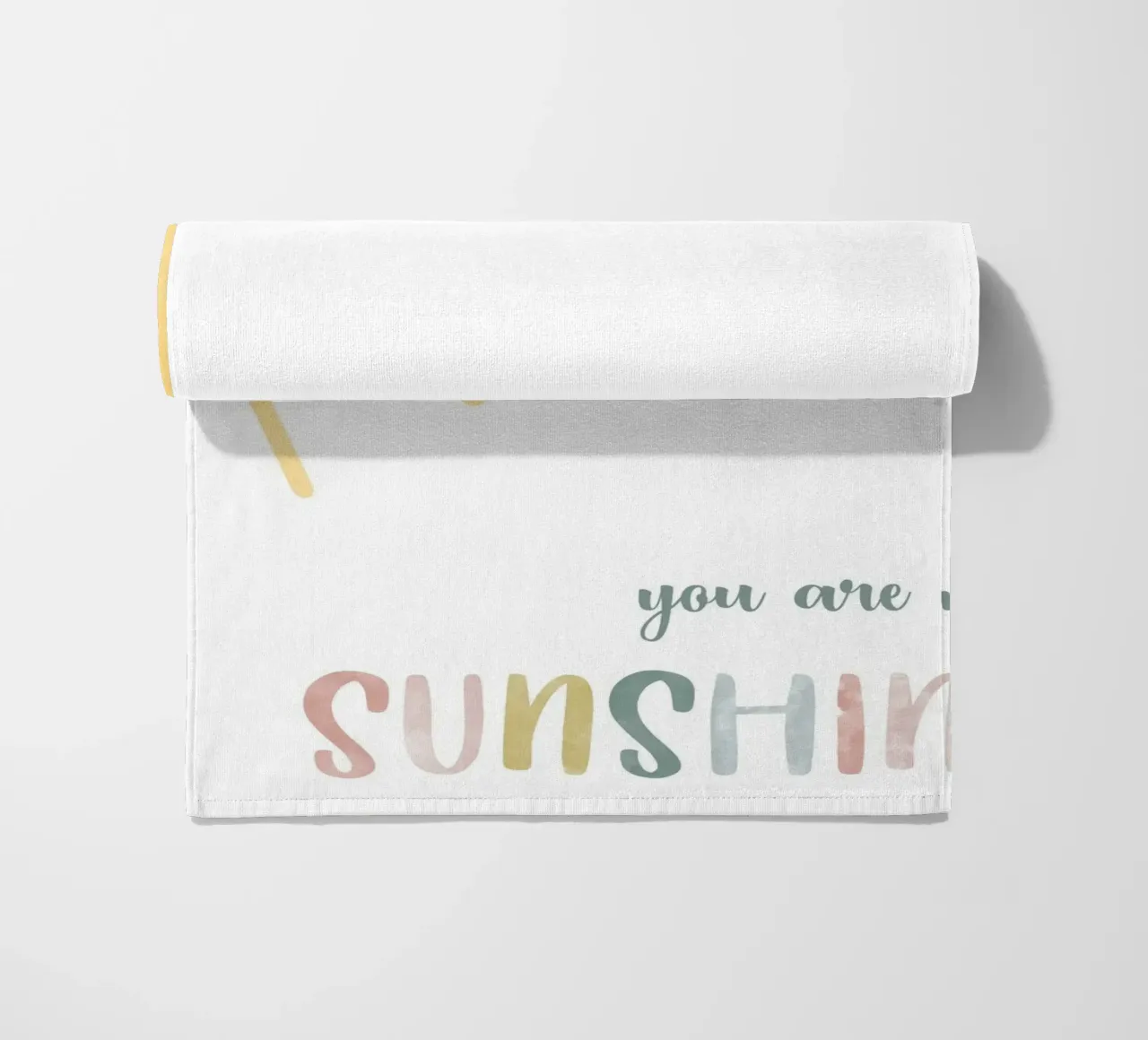 You Are My Sunshine telo mare da vintageshop