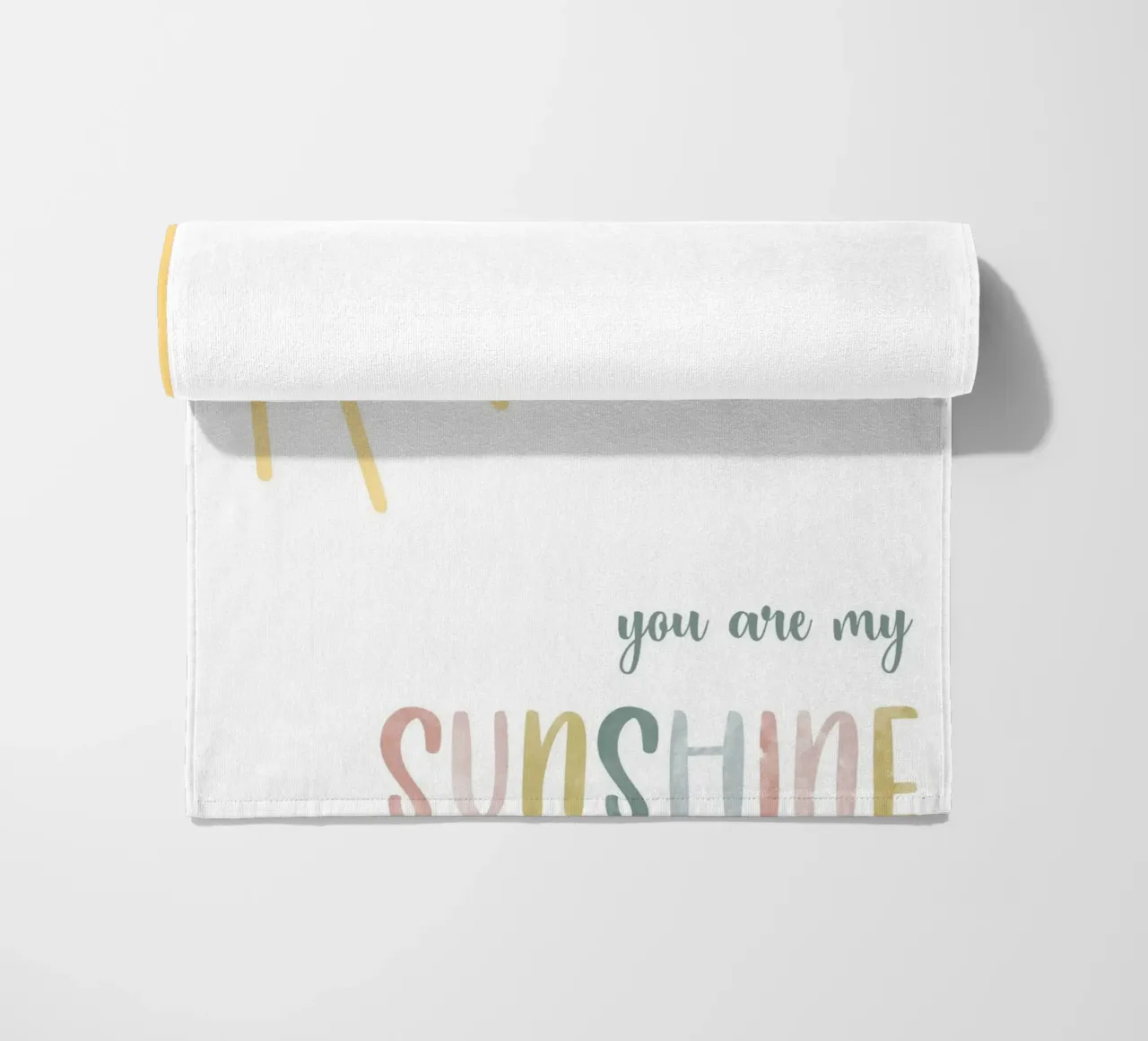 You Are My Sunshine telo mare da vintageshop