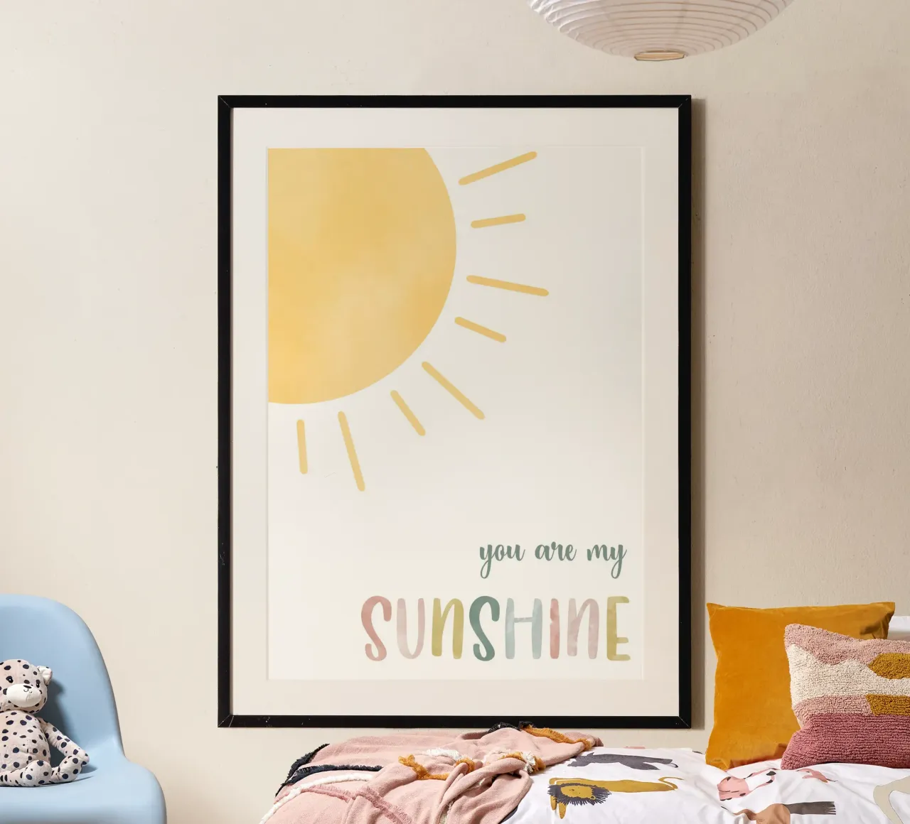 You Are My Sunshine carta hahnemühle da vintageshop