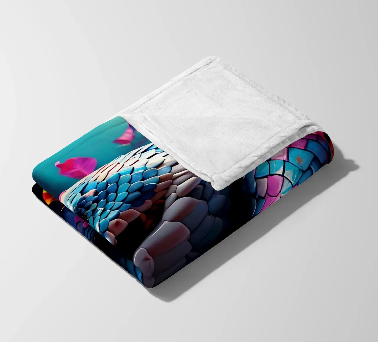 Serpente_Stile_J_2 coperta in pile da Tierisch bunt by LK