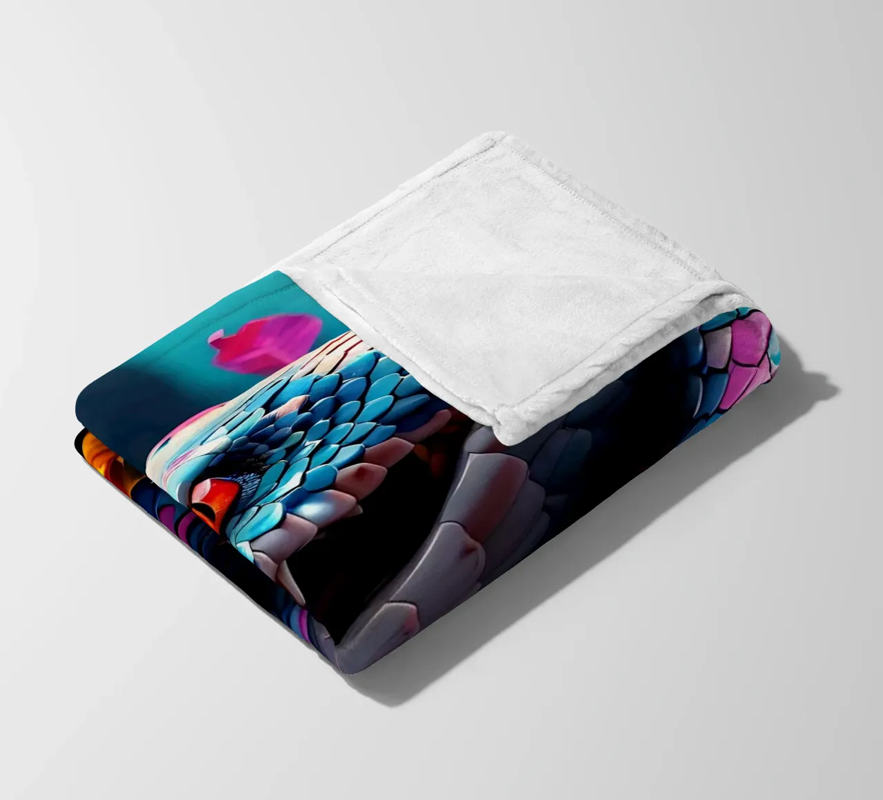 Serpente_Stile_J_2 coperta in pile da Tierisch bunt by LK