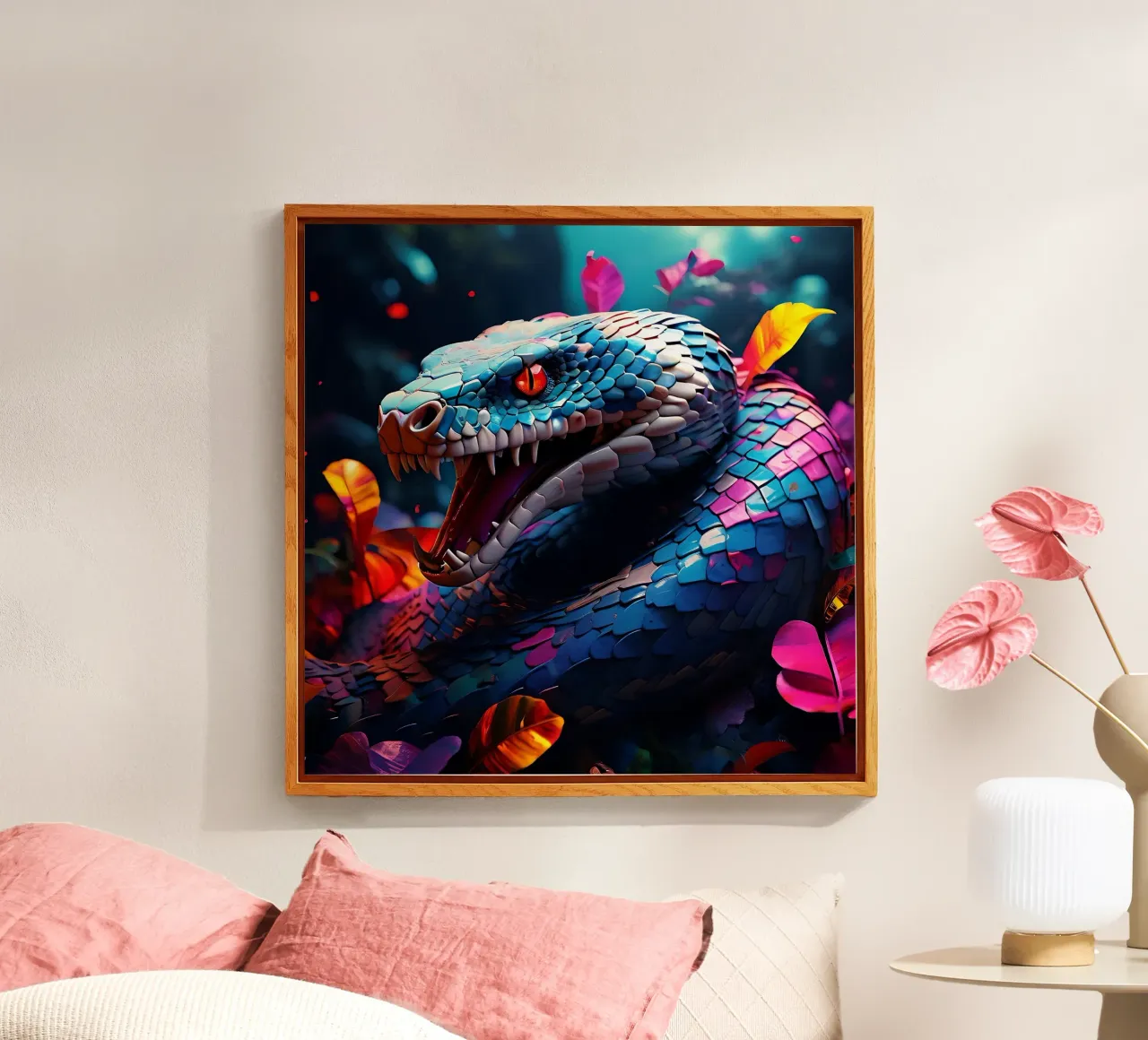 Serpente_Stile_J_2 plexiglass da Tierisch bunt by LK