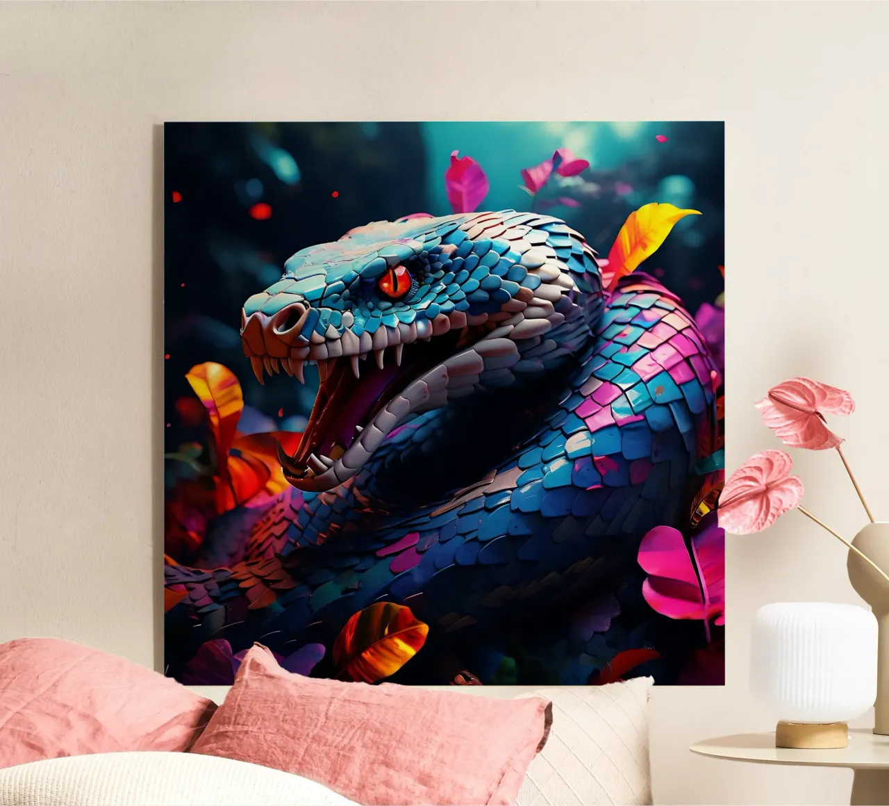 Serpente_Stile_J_2 plexiglass da Tierisch bunt by LK