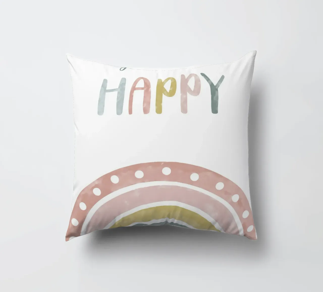 you make me  happy cuscino da vintageshop