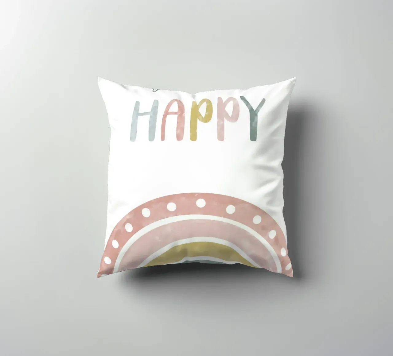 you make me  happy cuscino da vintageshop