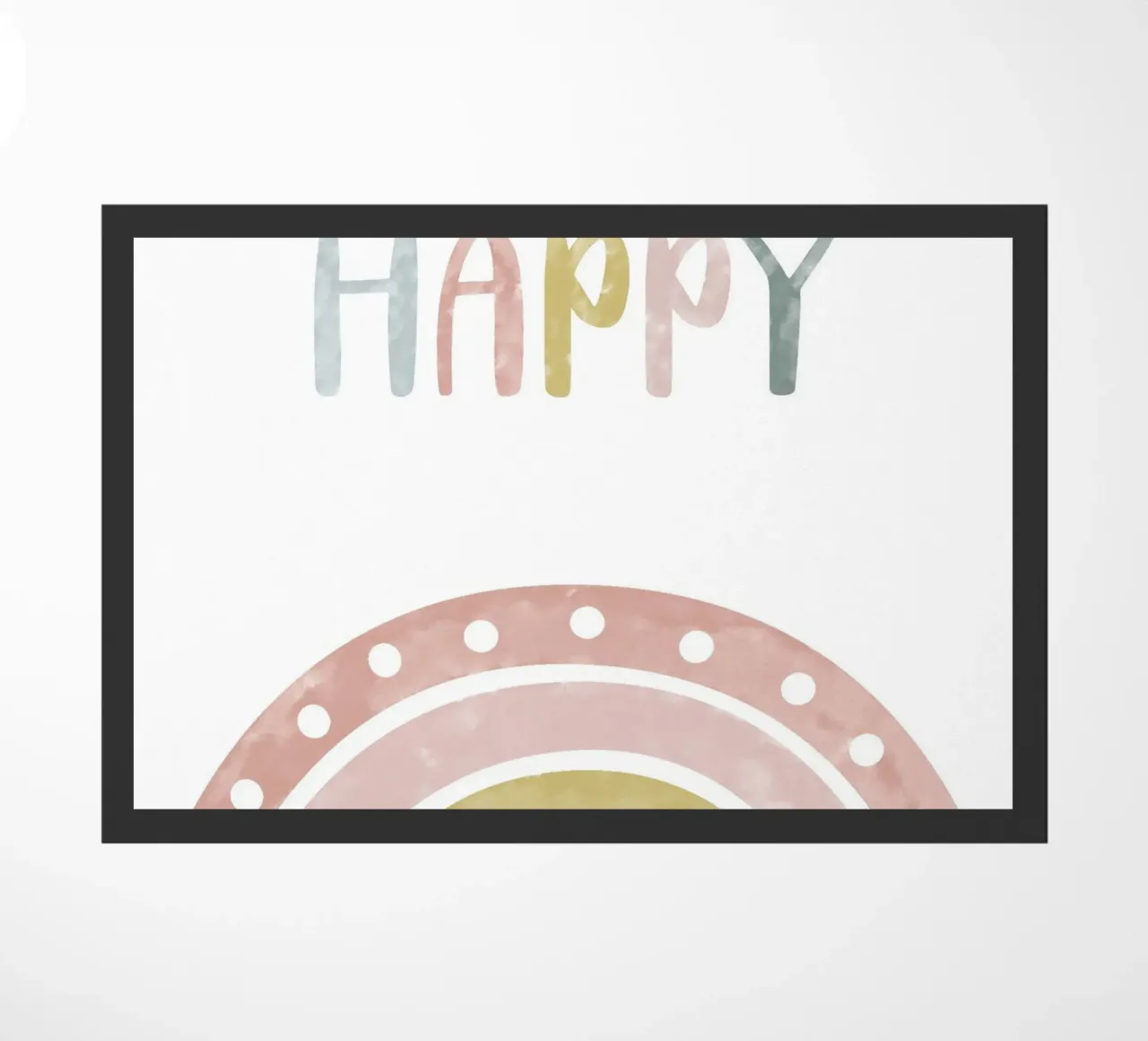 you make me  happy zerbino da vintageshop