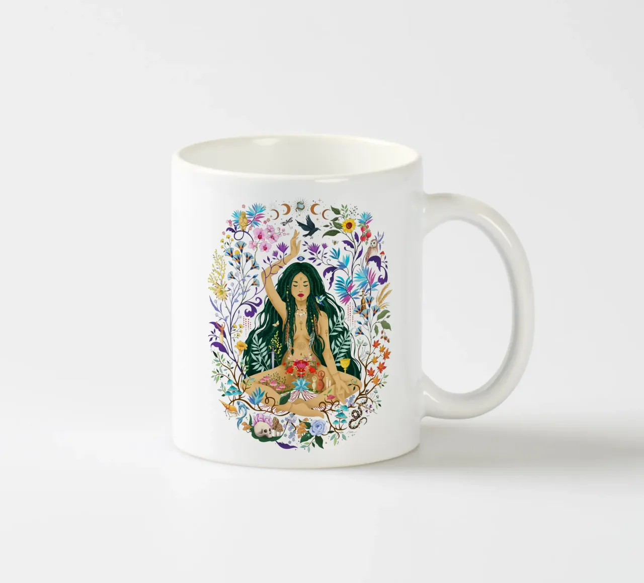 Divino Femminile | Misteri del Sacro Femminile tazza in ceramica da Nour Tohme