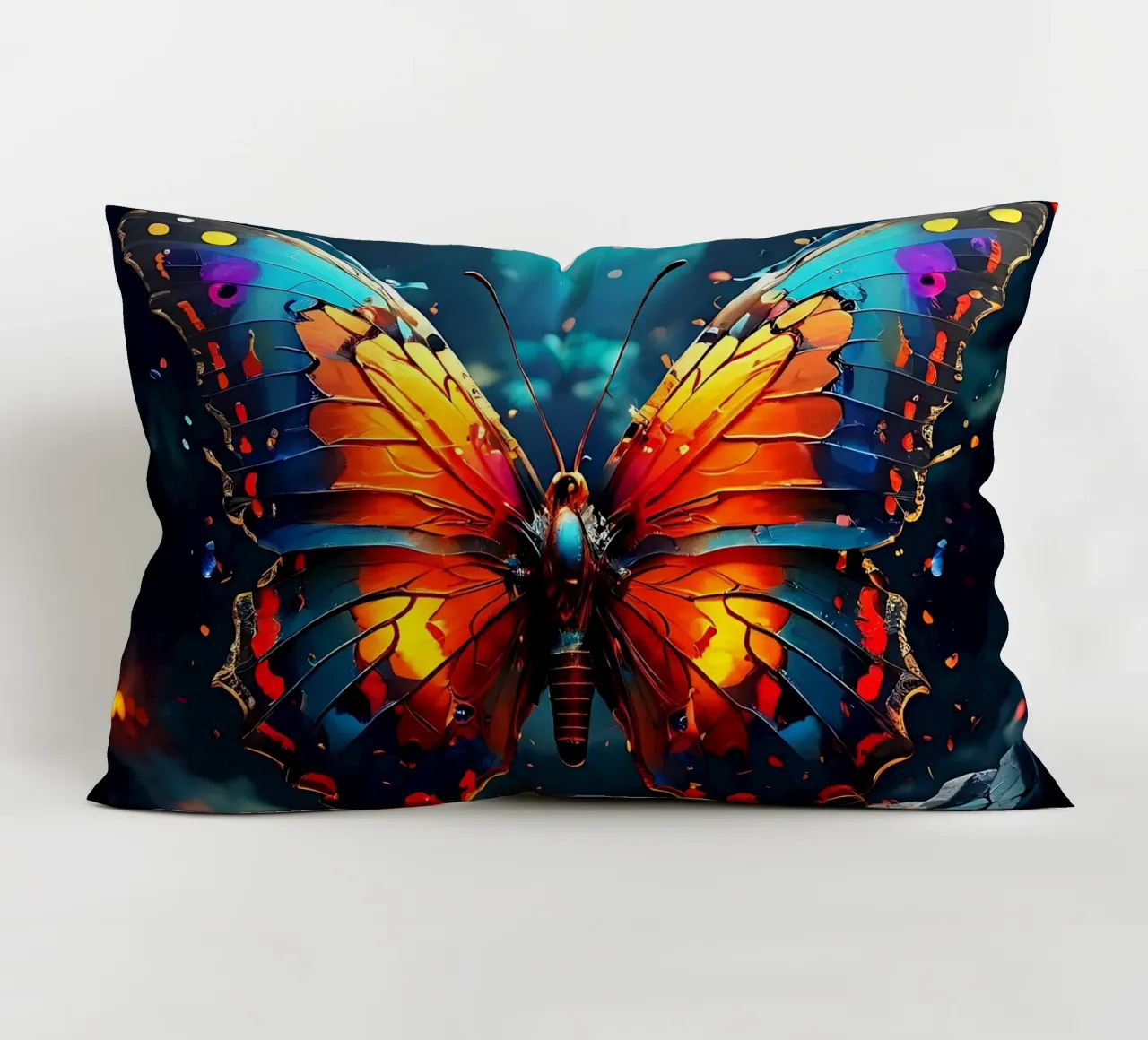 Stile_farfalla_J_1 cuscino da Tierisch bunt by LK